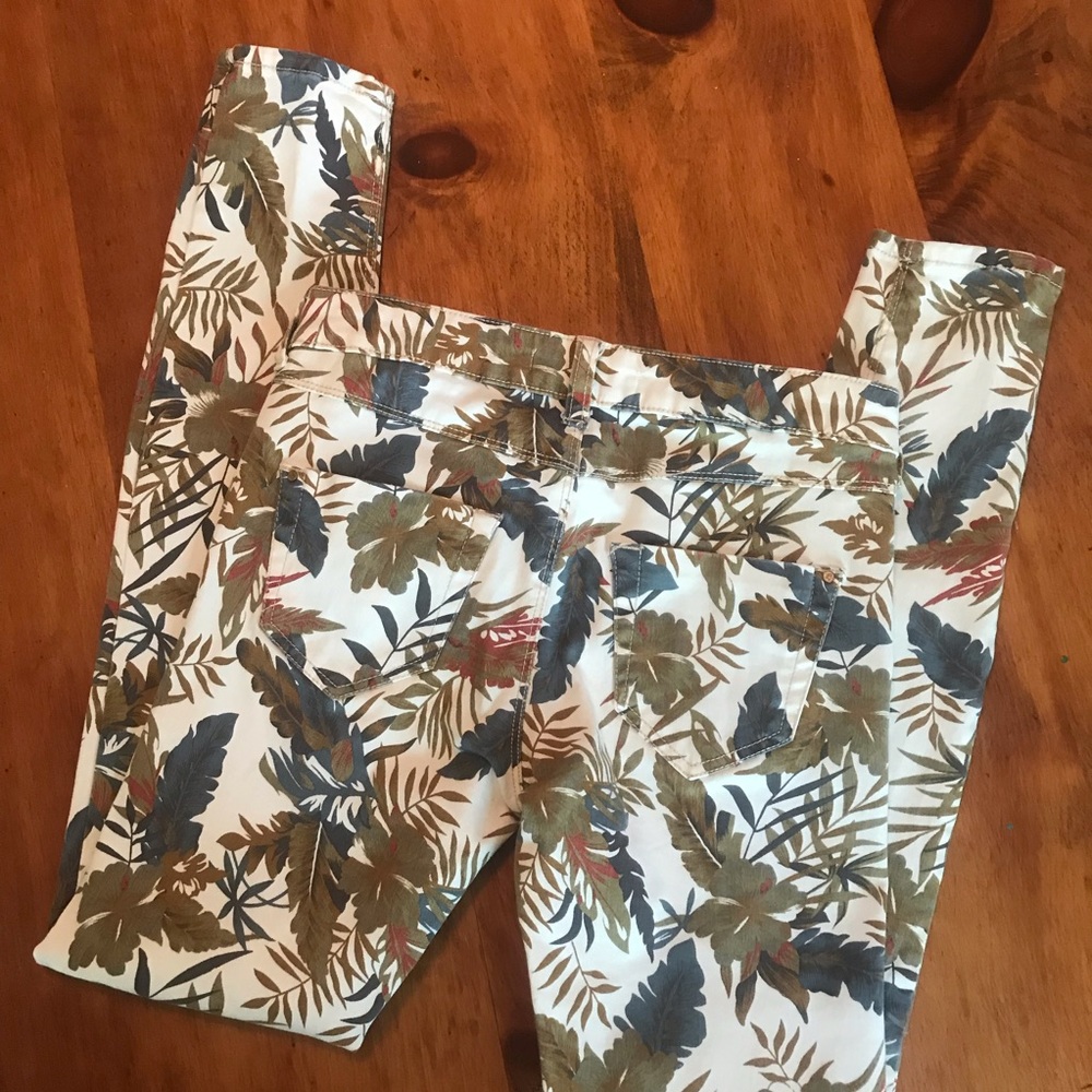 zara floral skinny jeans - Picture 4 of 5